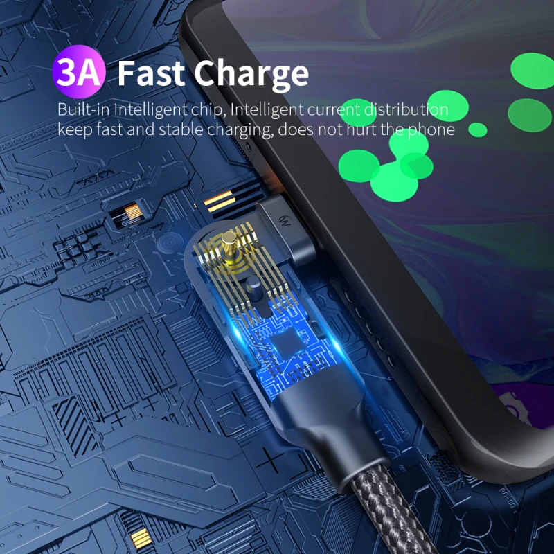 Fast Charging Data Line Resistant To Bending And Not Breaking Fast Charging Speed Straight Usb2.0 180 Charging Cable 180 Degrees