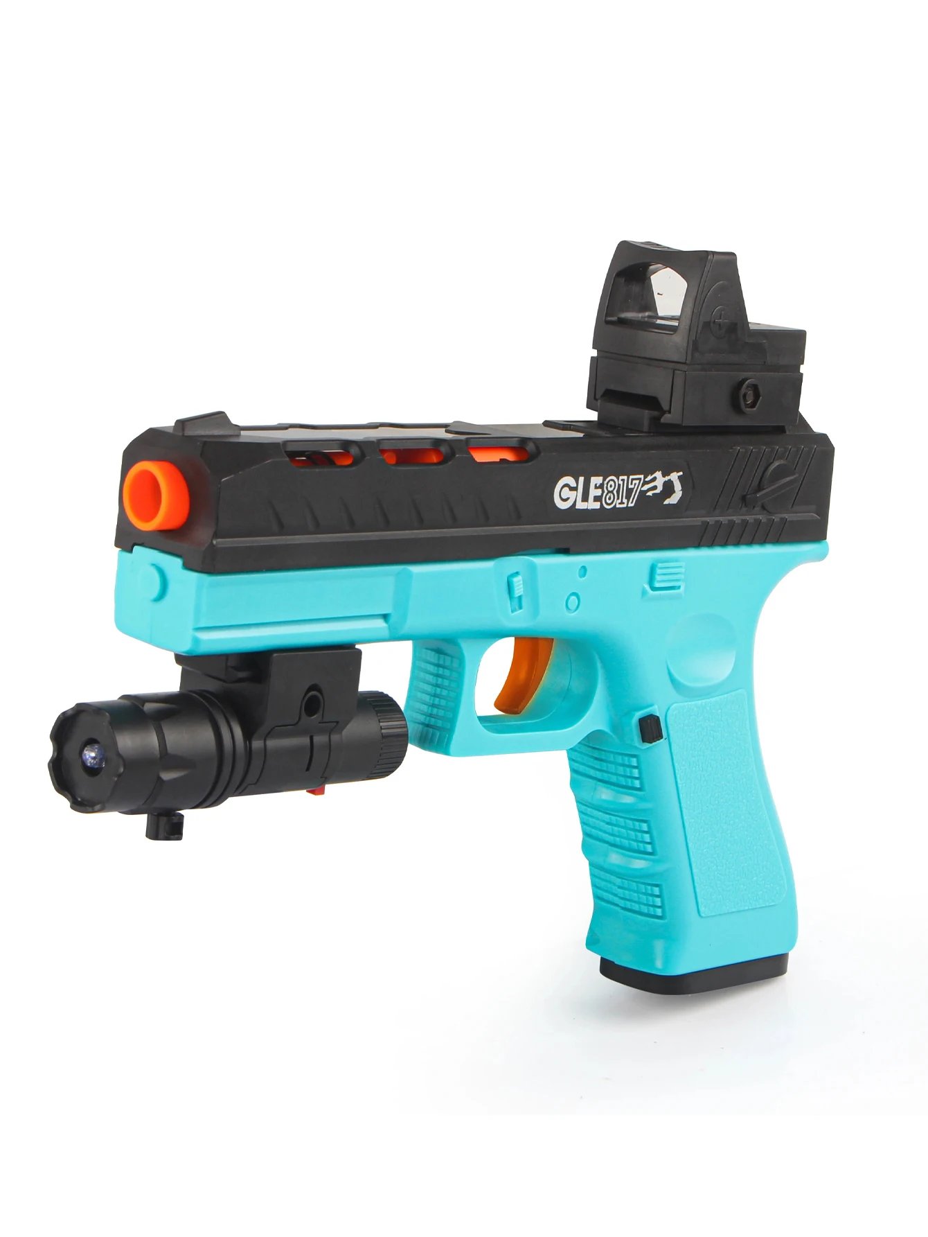 電動と手動のモードと3つのマガジンを備えたジェルボールトイピストル。ホリデーギフトに最適（弾丸なし）