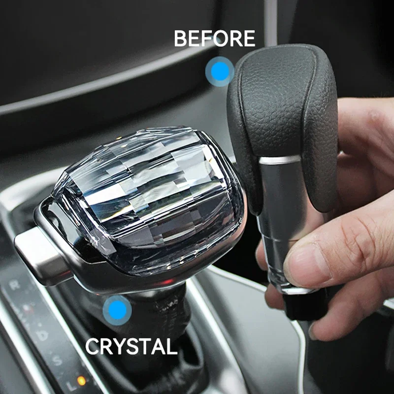

Накладка на ручку переключения передач из хрусталя для Honda Accord 10-го поколения, Odyssey, Vezel, HR-V, Fit, Civic 11-го поколения, CR-V 2023, аксессуары для леворульных авто
