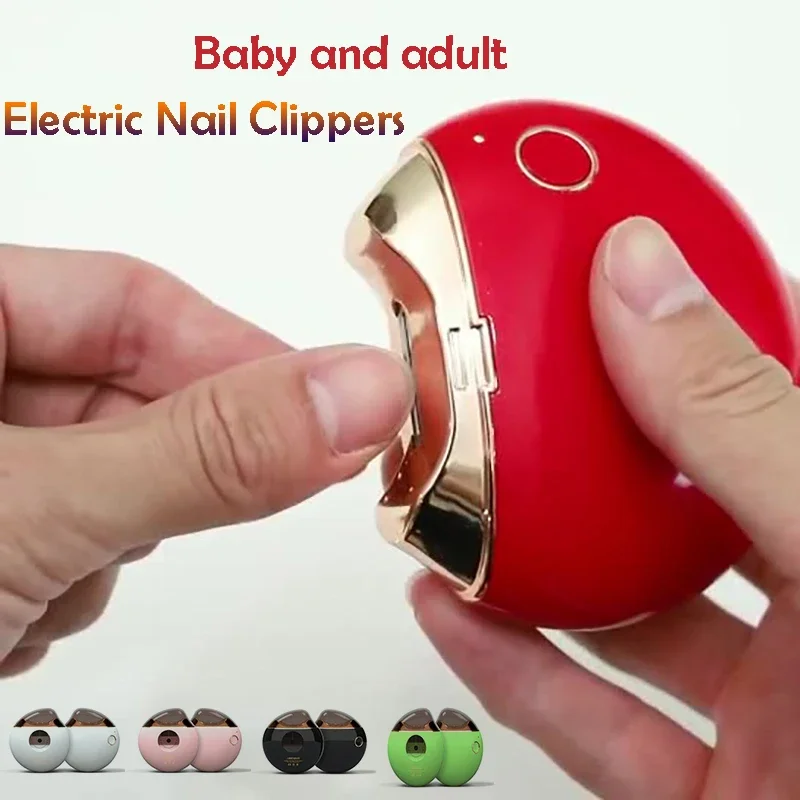 

Electric Automatic Nail Clipper Sharpener Anti Splash Baby Adult Portable Nail Cutter Set Nail ClippersTools Nail Sharpener