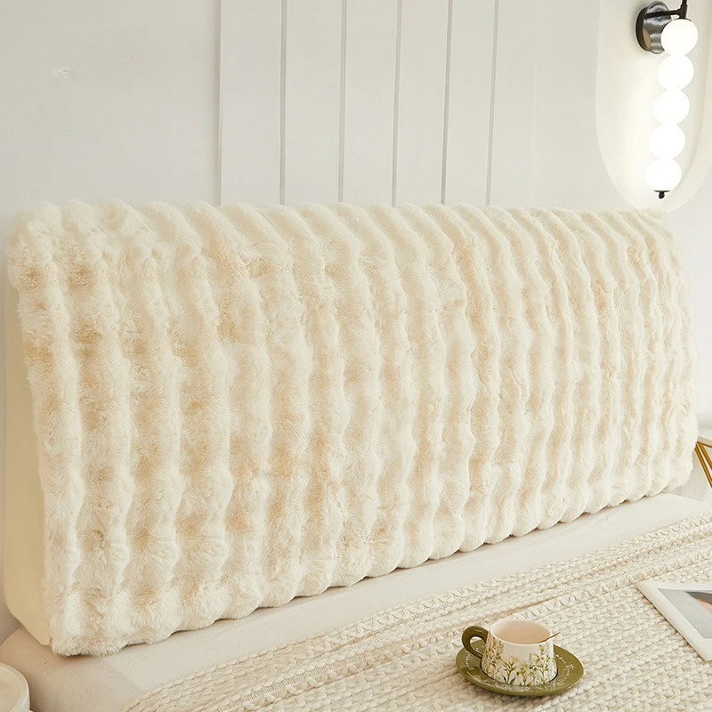 

2025 New Style Plush Headboard Cover Autumn Winter Elastic Thickened Comfortable High-end All-season Universal Headboard Cover