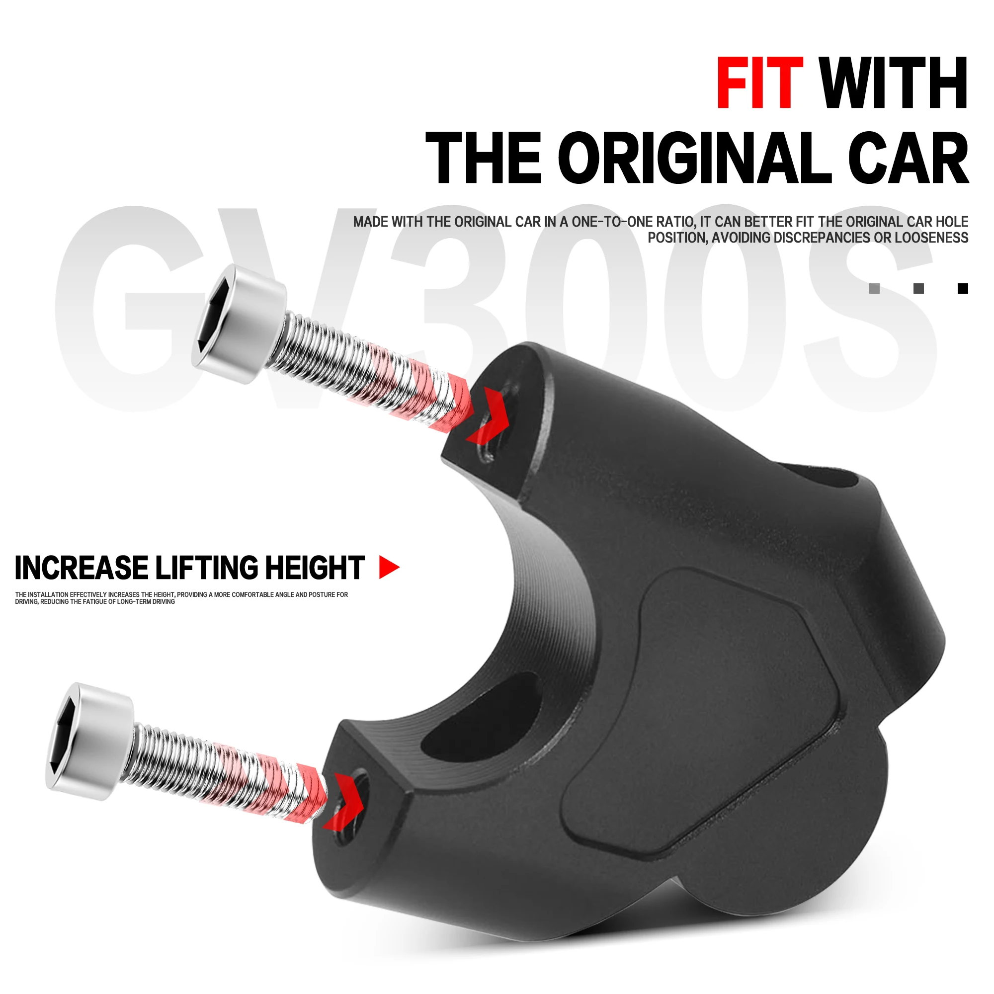 GV300 Motorcycle Accessories Handlebar Riser Up Bracket Handle Bar Mount Clamp Adjuster For HYOSUNG Aquila GV300S GV 300 S 300S