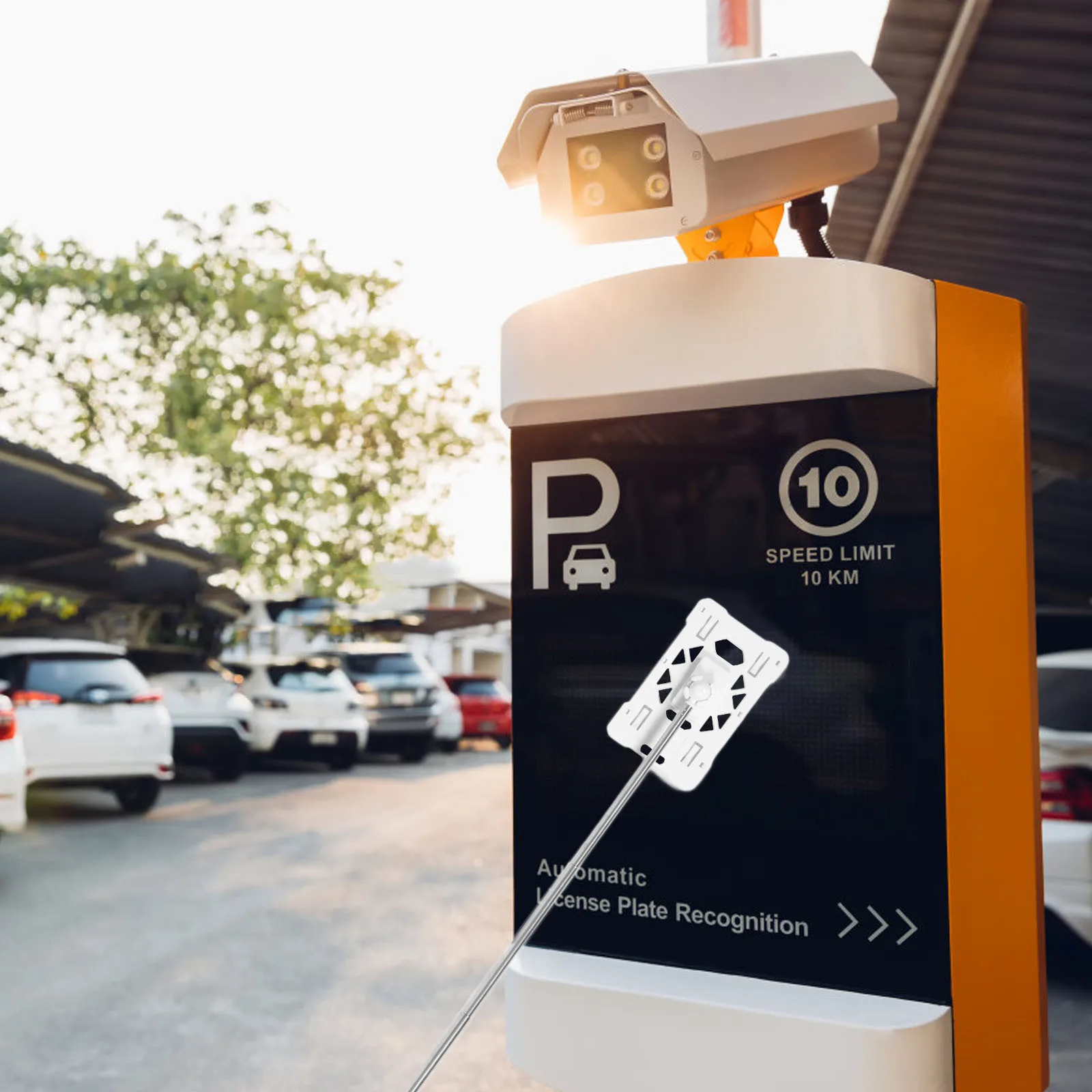 

2Pcs Door Access Card Extender Stick for Car Parking Toll Cards Holder Plastic Telescoping Rod Parking Payment Aid Grabber Tool