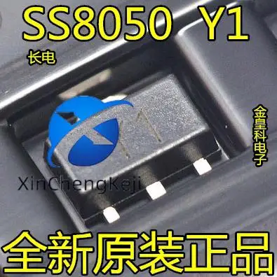 

50 шт. оригинальный новый триод SS8050 Y1 1,5 А/25 В NPN двойной S высокий ток SOT89 длинный ток