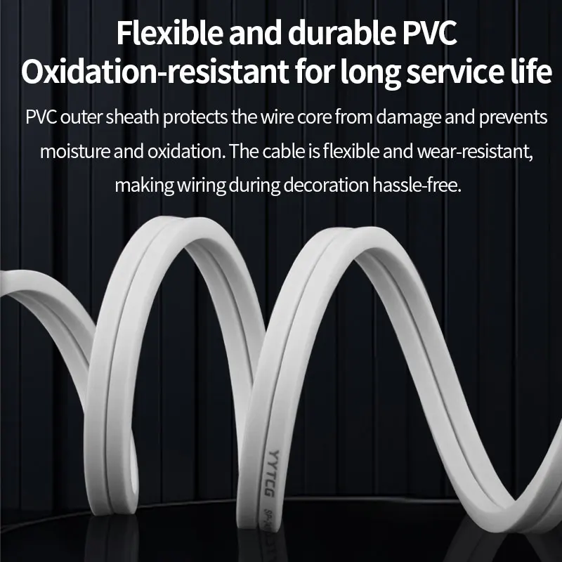 YYTCG Hi-Fi Audio Line Cable Oxygen Free Copper Speaker Wire DIY Loud Speaker Cable for Amplifier Home theater KTV DJ System