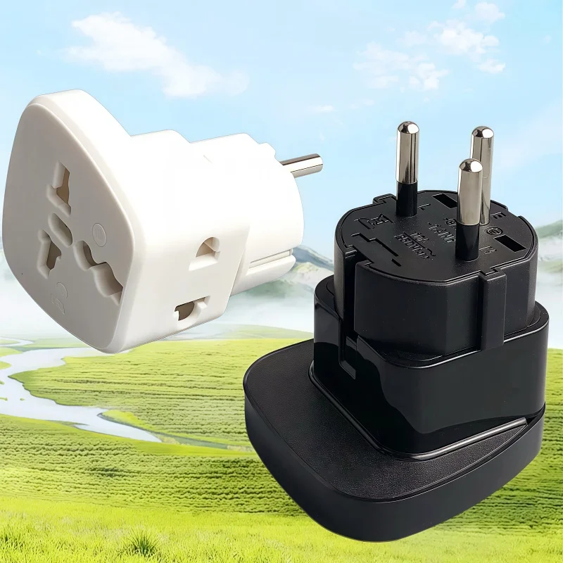Universal 2 in 1 Israel 3Pin Universal Travel adapter,Israel SI-32 to Worldwide Outlet Socket,IEC Type H Travel Adapter SSI-14-1