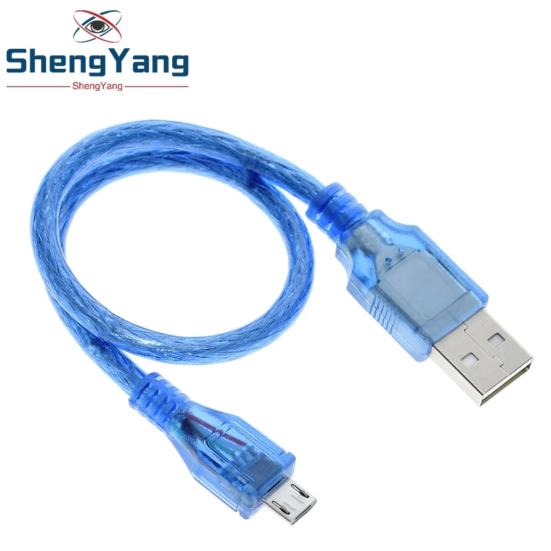 TZT 30cm 1.64FT USB Cable for Leonardo/Pro micro/DUE High Quality A type Micro USB 0.3m for Arduino