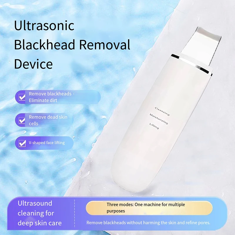 Multi-functional Blackhead Cleanser Skin care Facial Skin Pore Cleaning Scrubber Women Home Use Ultrasonic Scrubber