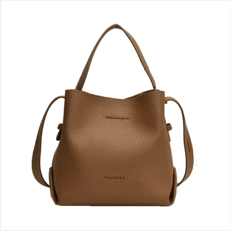 

This year's popular bag female 2025 new spring shoulder crossbody bag large capacity commuting hundred handheld bucket bags