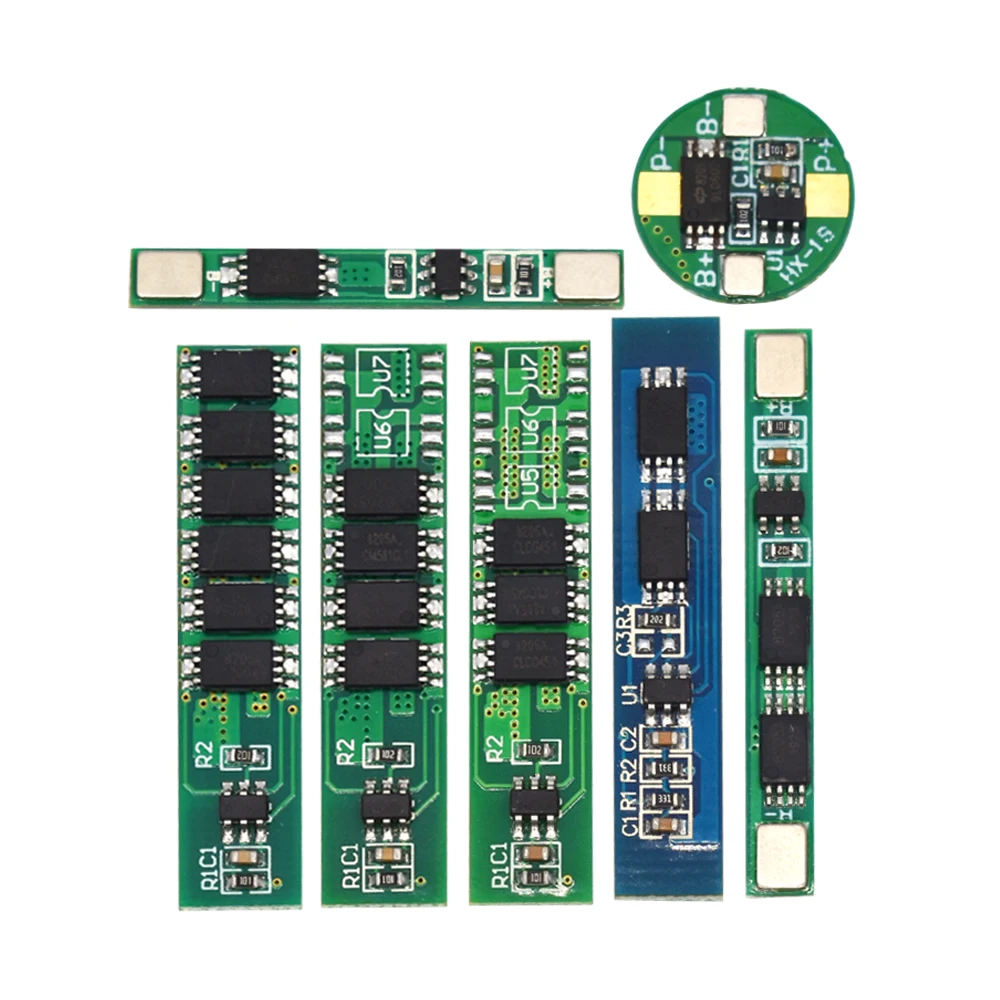 WAVGAT 5PCS 1S 2S li-ion BMS PCM battery protection board 2.5A 5A 10A 15A pcm for 18650 lithium ion li battery