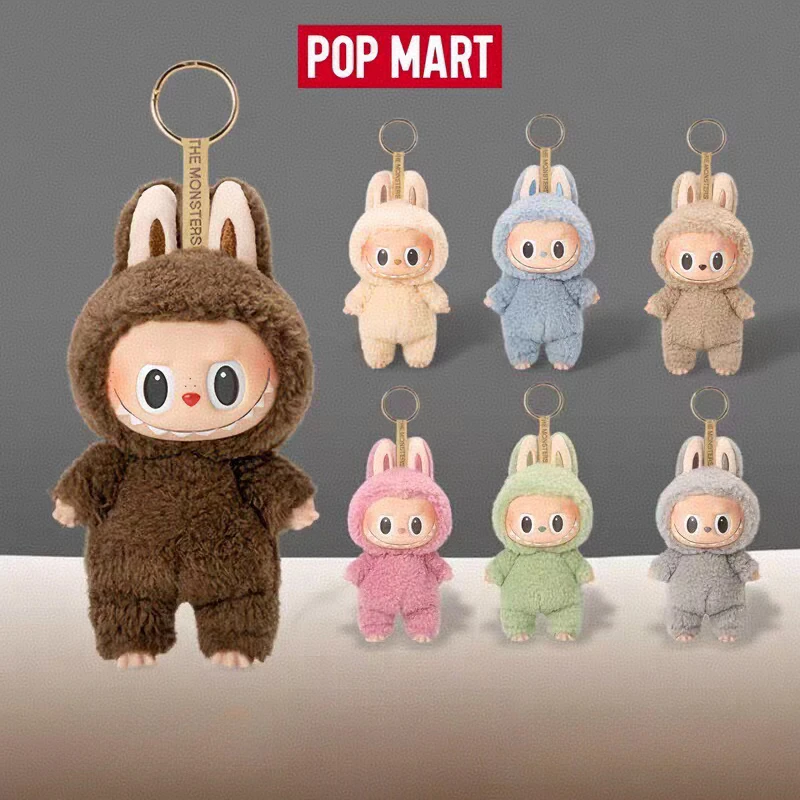 POPMART LABUBU الوحوش مثيرة معكرون سلسلة صندوق أعمى الفينيل الوجه ألعاب الدمى قلادة غامض عمل الشكل مفاجأة هدية #1