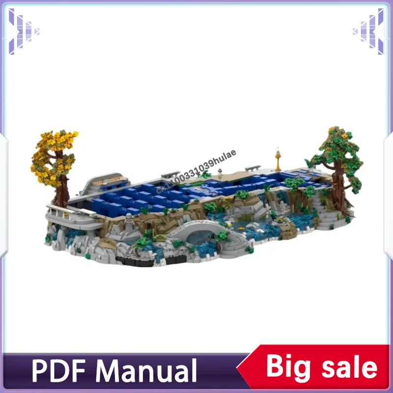 Rivendell Expansion MOC-bouwstenen voor set 10316 Elven Scene Assembly Bricks Kit Collection Gift