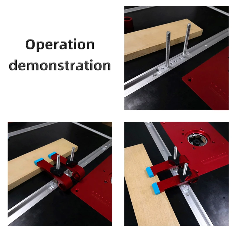 T-Slot Miter Track Jig T Track Sliding Workbench T-track Slider Aluminum Alloy 30/45 Type Tracks T Screw Clamp Woodworking Tool