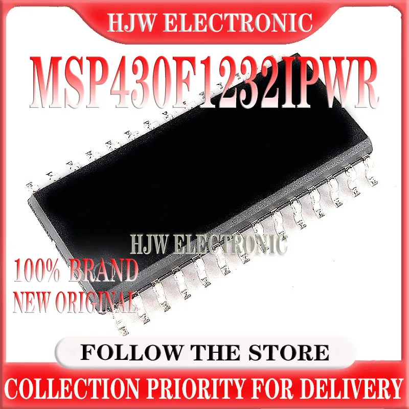 

10-100Pcs New original MSP430F1232IPWR M430F1232 1.8V~3.6V 8MHz 8KB TSSOP-28 Microcontroller Units