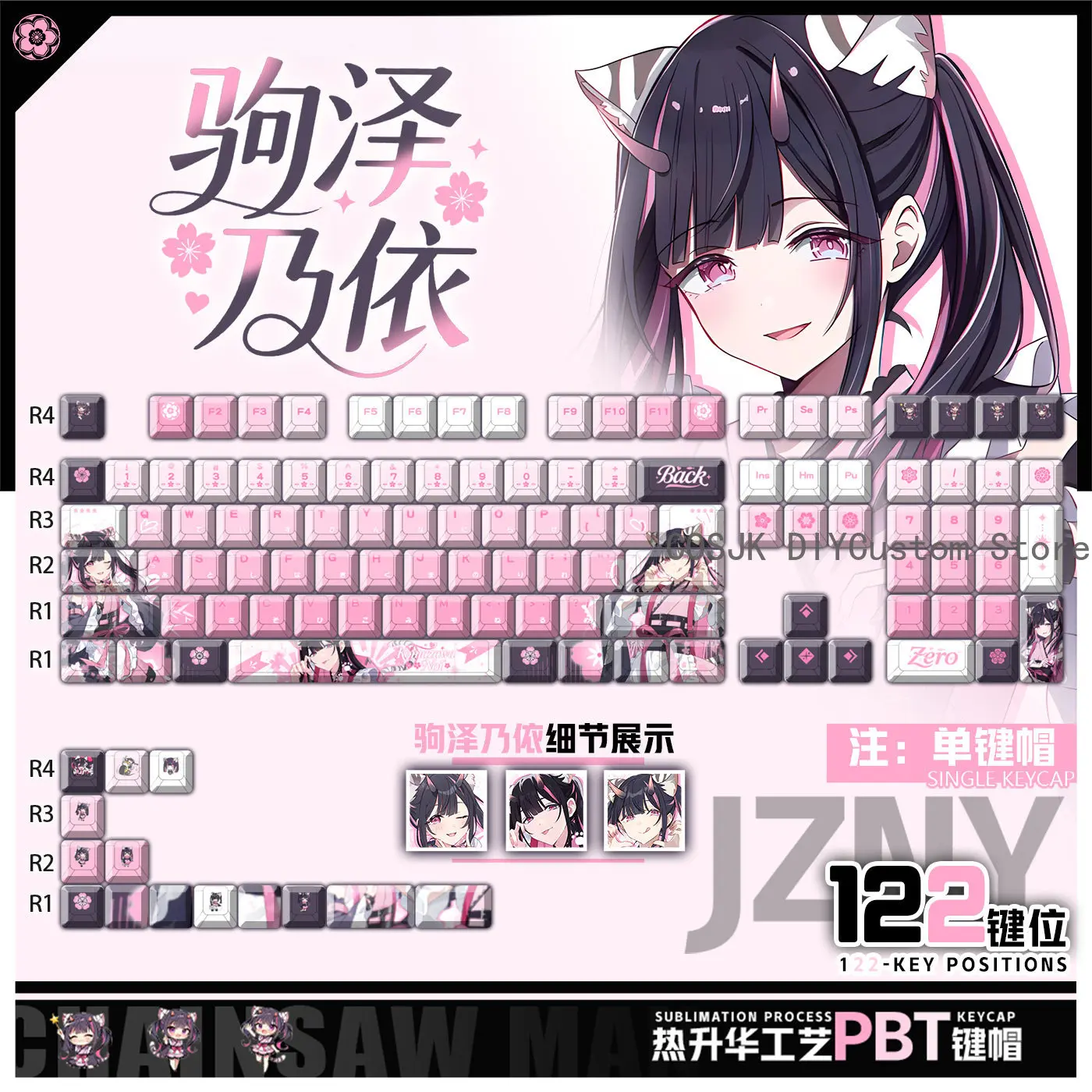 122 Keys Anime Cosm…