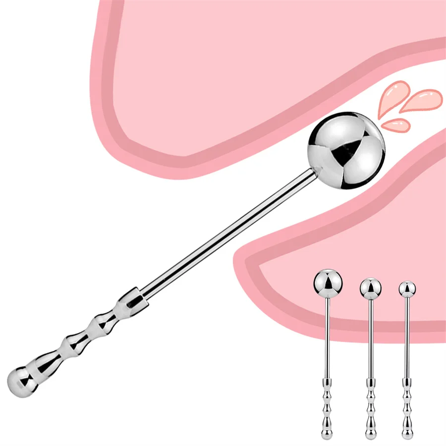 S/M/L sumbat Anal baja tahan karat stik G Spot merangsang manik-manik Anal pijat prostat tongkat steker bokong mainan seks dewasa untuk wanita pria