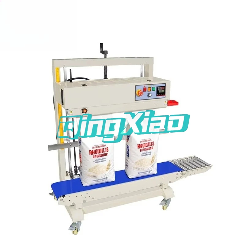 Electric Vertical Automatic Plastic Film Sealer 110-220V Easy Operate Stable For Food Beverage Pouch And Bag Sealing Application