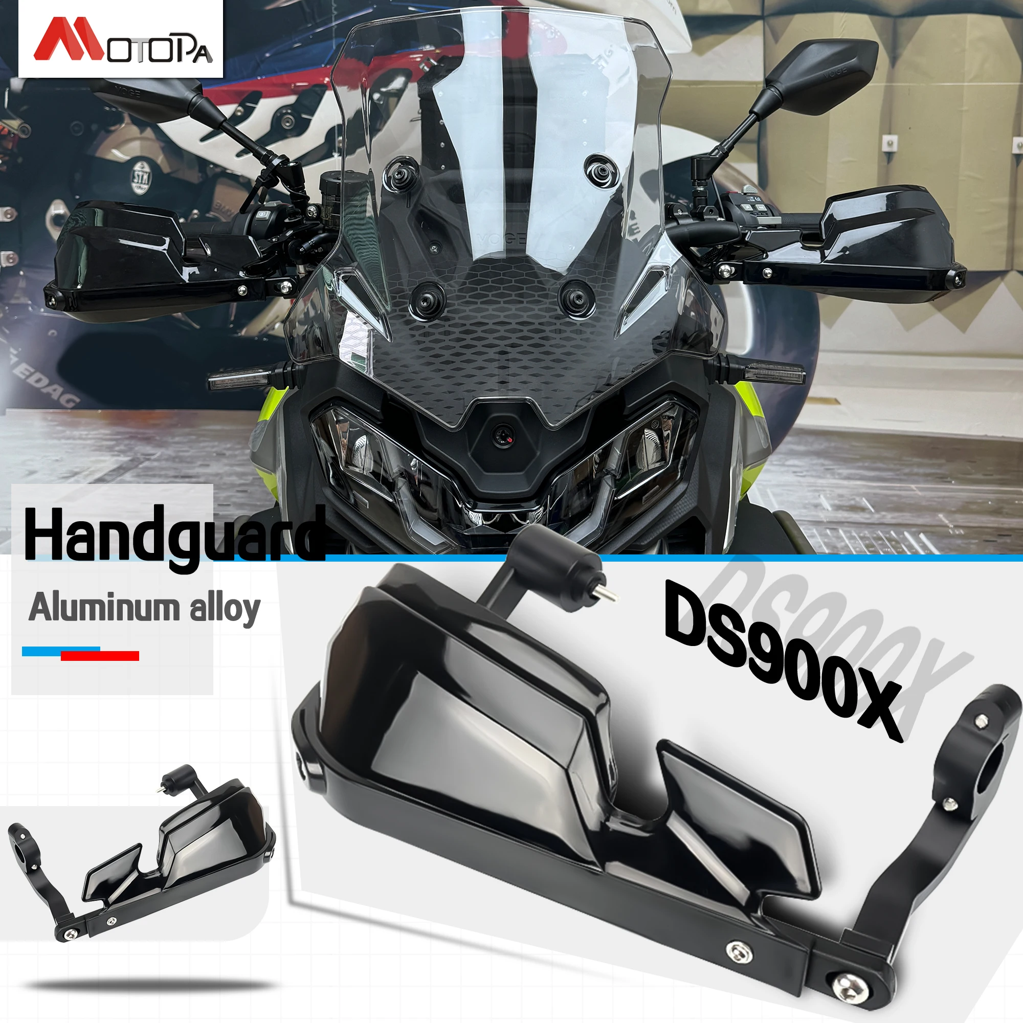 

Motorcycle DS900X new aluminum alloy Handguard Shield Hand Guard Protector Windshield For VOGE Valico DS900X DSX 900 DSX 2024