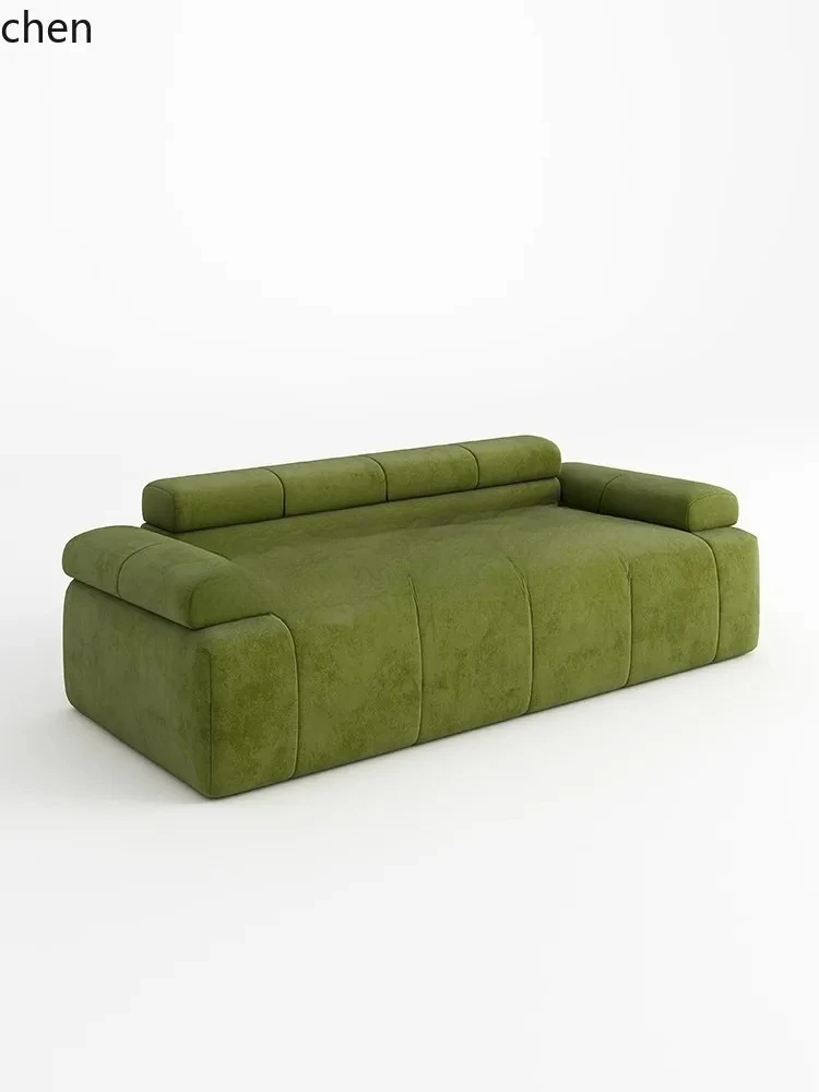 CZ compressed fabric sofa sponge skeleton-free vacuum roll bag living room straight sofa home decor