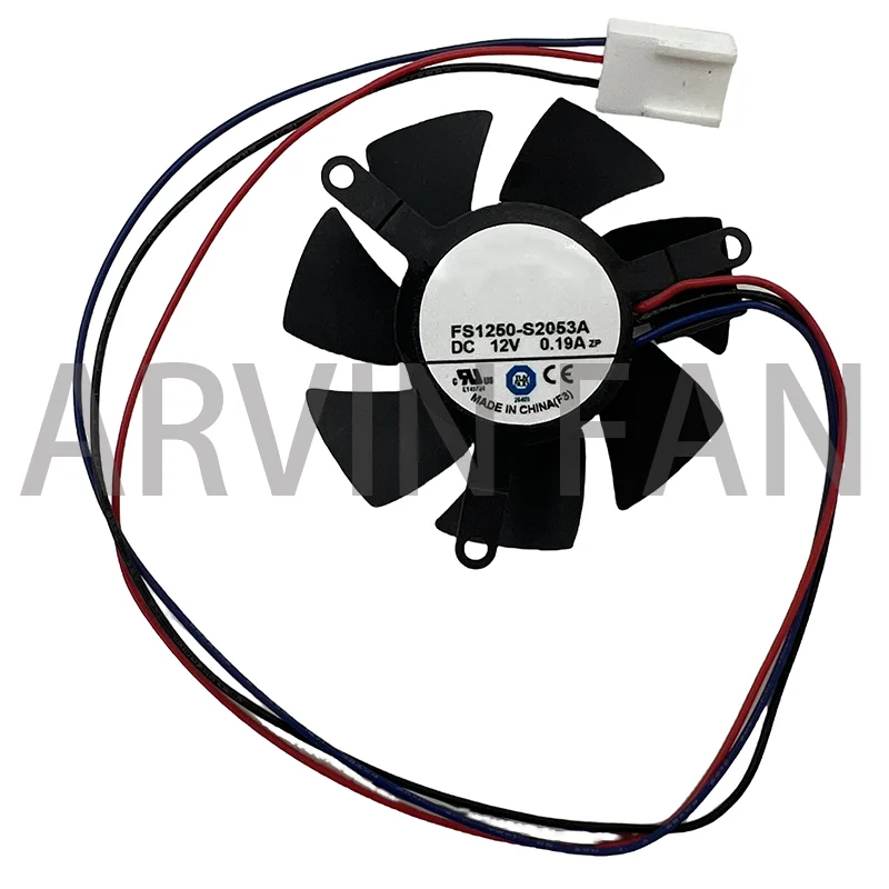 Ventilador para tarjetas gráficas, refrigeración de 5010, 45mm, FS1250-S2053A, 3 pines, 3 líneas, 0.19A