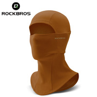 ROCKBROS Winter Full Face Cycling Mask Balaclava Scarf Warm Helmet Liner Fishing  Windproof Breathable Headgear Bike Mask