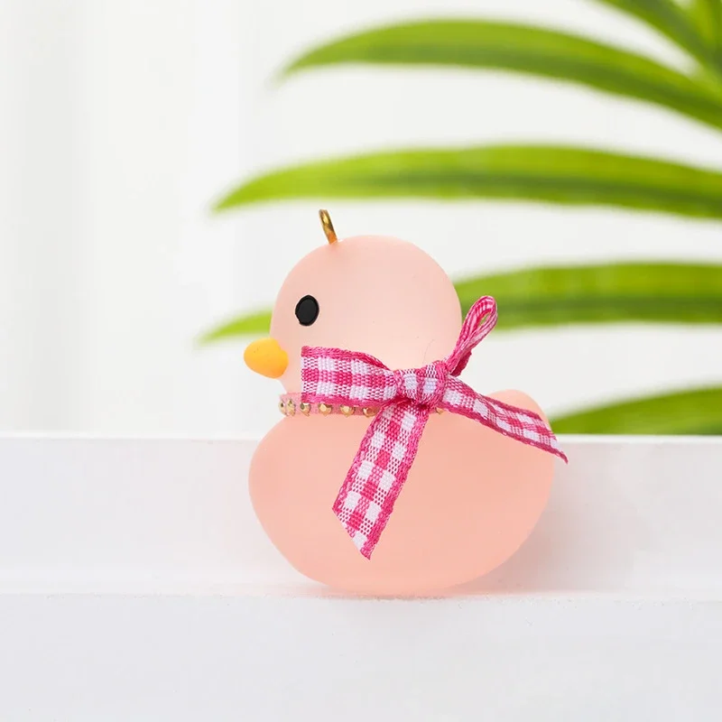 

2Pcs 3D Cute Duck Charms Cartoon Animal Resin Pendant For Jewelry Making Diy Bag Keychain Handmade Accessories Supplies