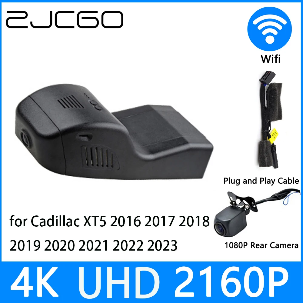 

ZJCGO Dash Cam 4K UHD 2160P Car Video Recorder DVR Night Vision for Cadillac XT5 2016 2017 2018 2019 2020 2021 2022 2023