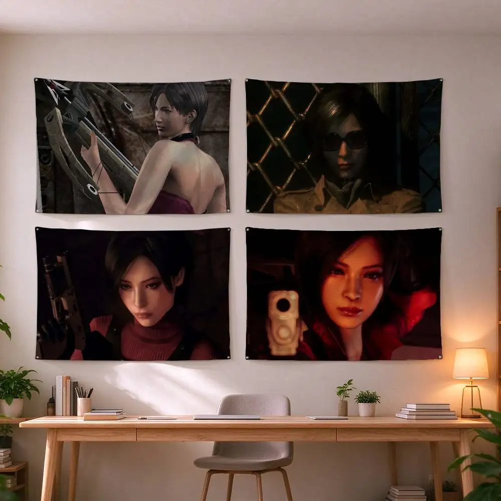 Ada Wong Separate Ways  Flag Suitable For Party Club Outdoor Interior Wall Decoration Banner Fans Gift