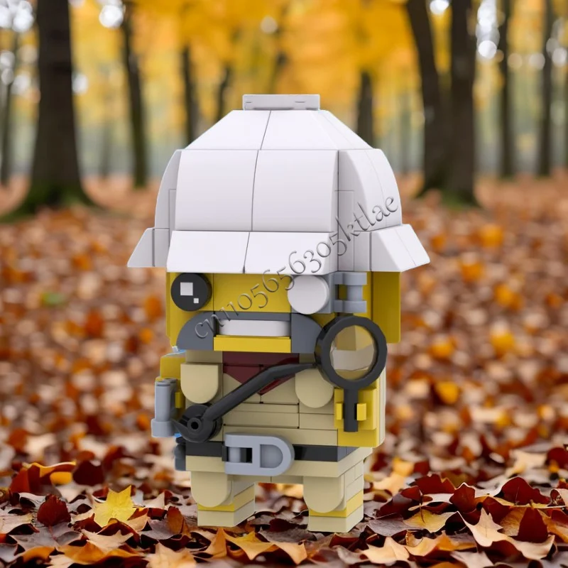 164 PCS MOC Customize Famous Explorer  Brickheaded Models Sets DIY Creative Bricks Assembly Toy Children Gift Collection Display