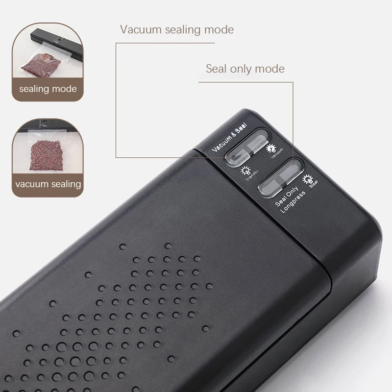 IDEACH สูญญากาศซีลสูญญากาศในครัวกระเป๋า65kPa เครื่องซีลสูญญากาศอาหารเครื่องใช้ในครัวเครื่องมือ29ซม.บรรจุภัณฑ์พลาสติกซีล