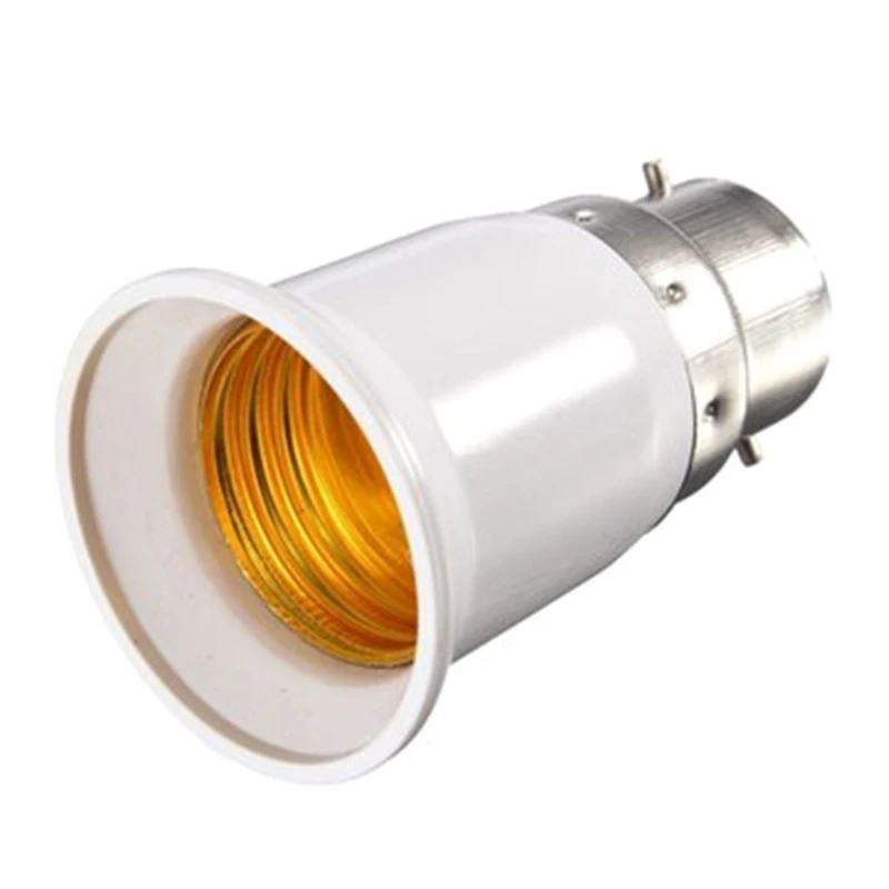 1 Set B22 a E27 Convertitore da baionetta a vite Adattatore base lampada Drosphip