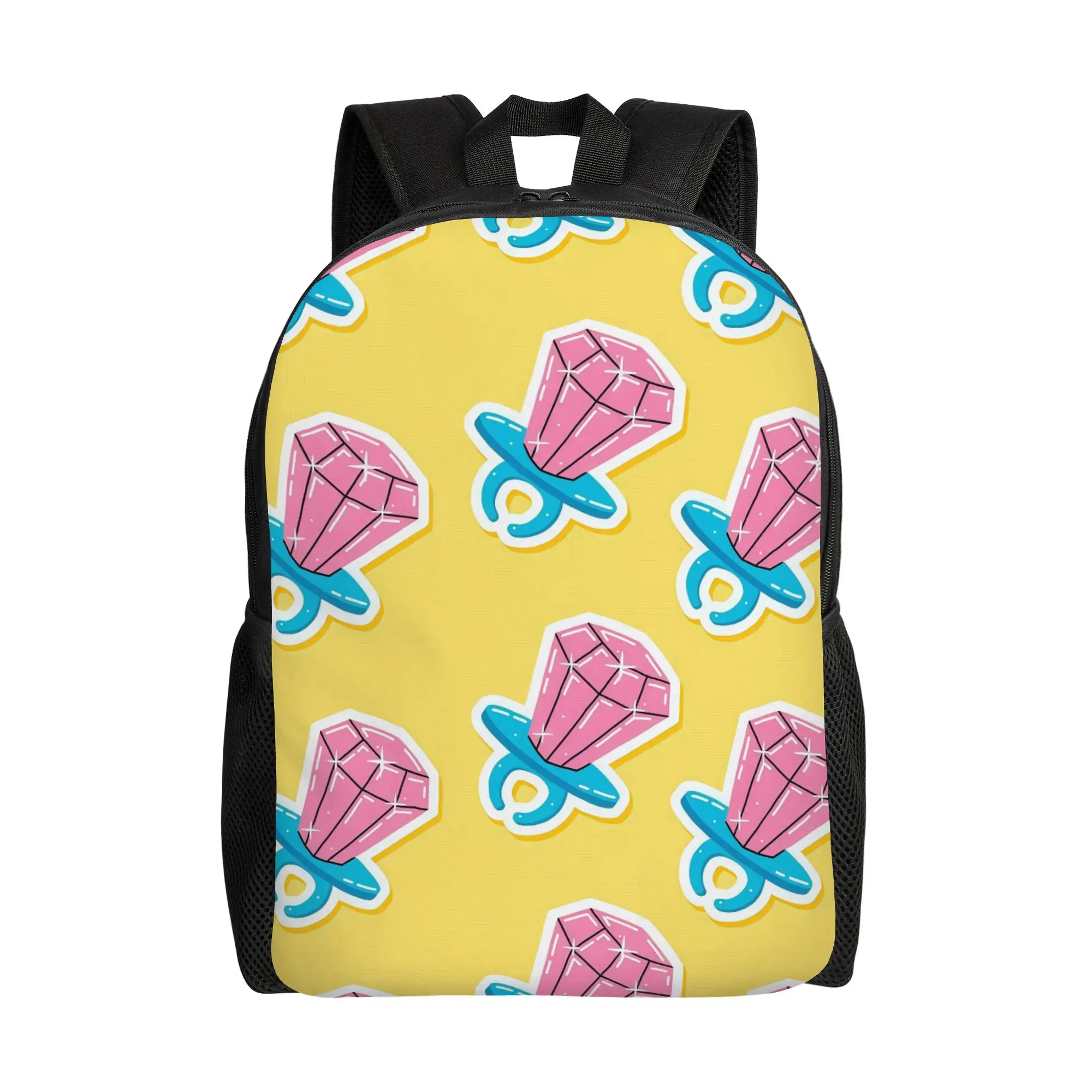 bBazooka Ring Pop Candy Gem (2) Backpack Ladies Sporty Fashionable mochila Large Capacity Laptop Bag Back To School Season