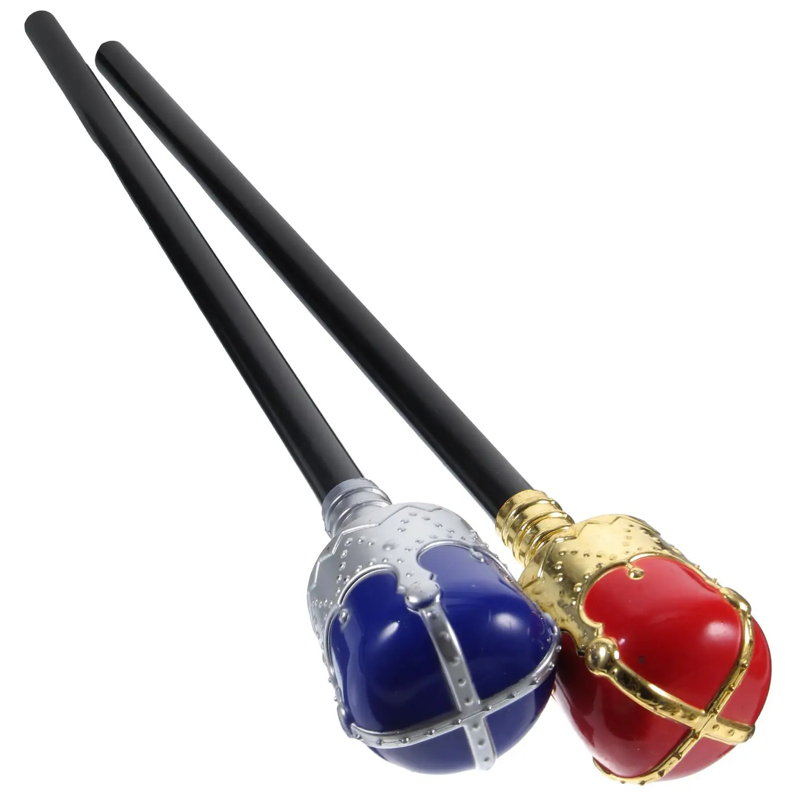 

2 Pcs Wand Props King Scepter Halloween Wand For Party Halloween Costume Accessories Teen Party Stick Decorations Fits Most