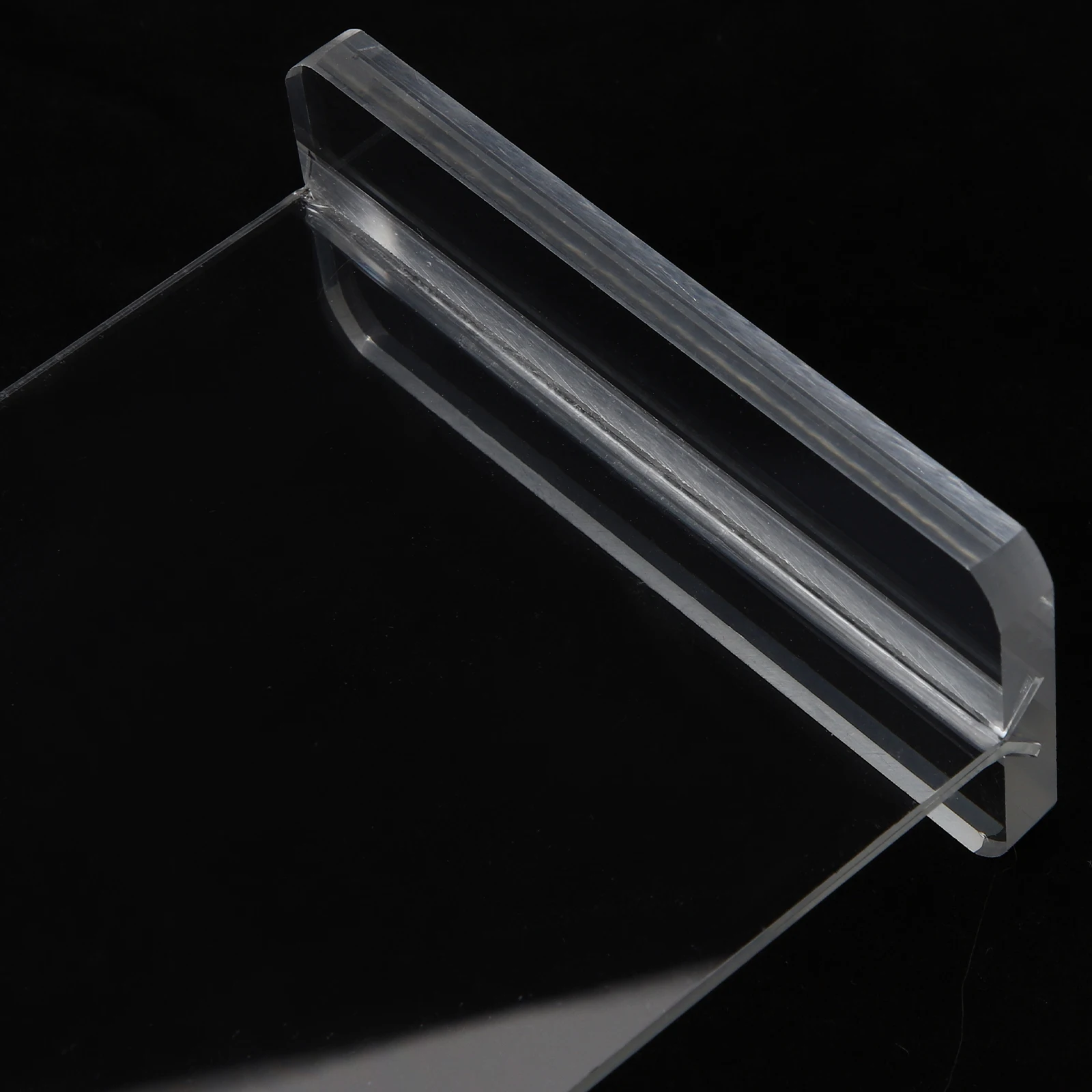 

2pcs Acrylic Sign Holder Clear Display Stand for Menu Restaurant Table Numbers Transparent Document Stand for Office