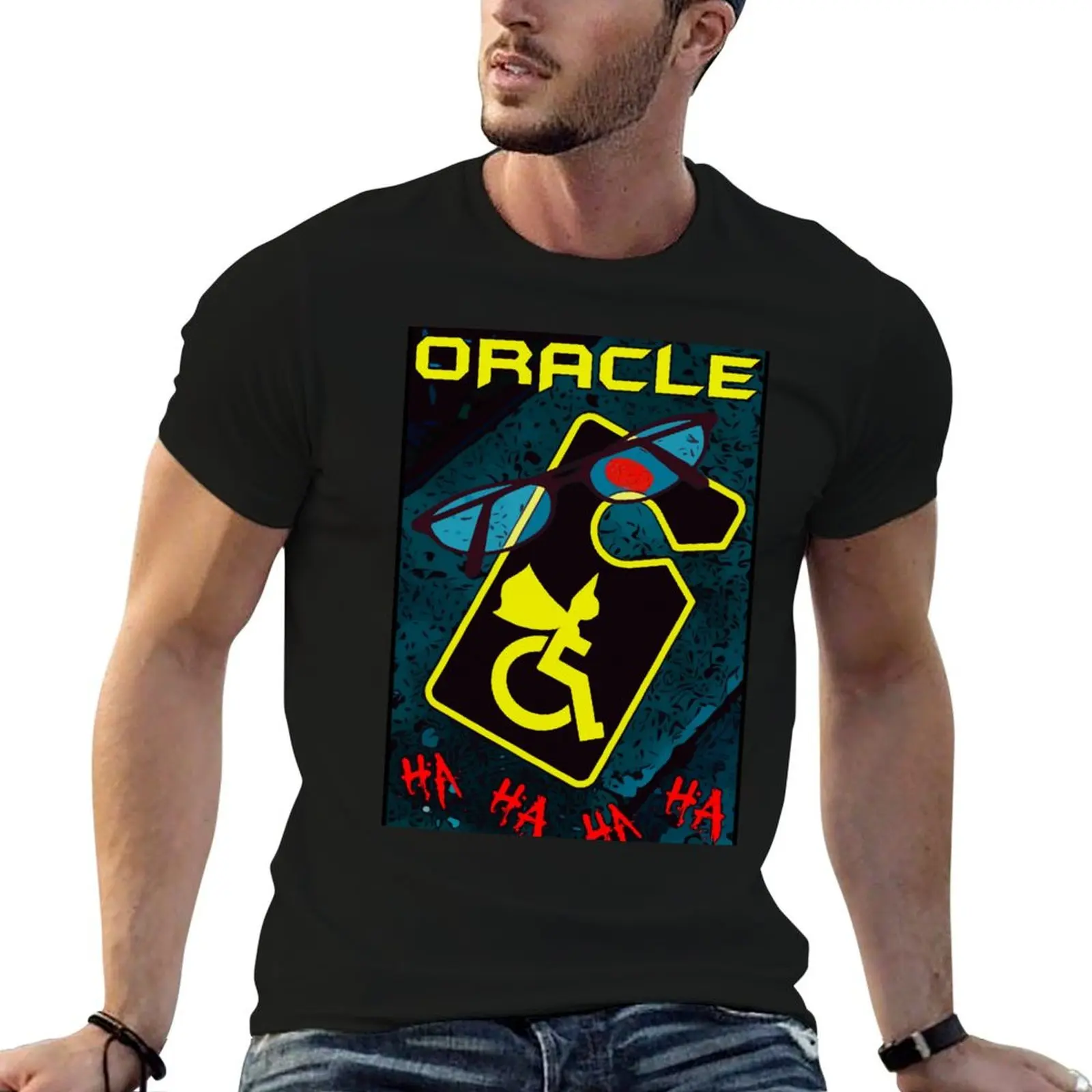 Oracle T-Shirt tops vintage plus size men clothing