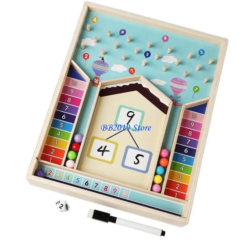 Q0KB Tay về Toán Toán Toy Đồ chơi Đồ chơi Đếm cho trẻ từ 3 đến 6 tuổi