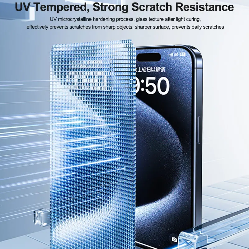 أشعة الشمس UV-1 U200 U300 HD UV الألياف الزجاجية طبقة رقيقة واقية حماية شاشة الهاتف لآلة قطع الأفلام سلسلة 890C و Y22