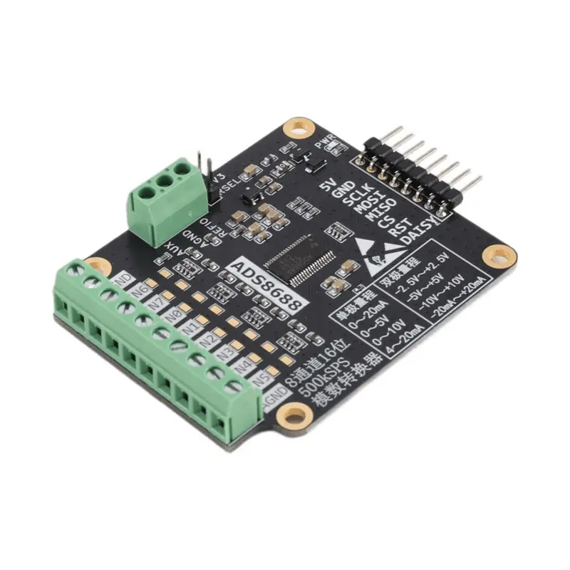 AB42-ADS8688 Module 8-Channel 500KSPS Module 16-Bit Analog-To-Digital Conversion Module