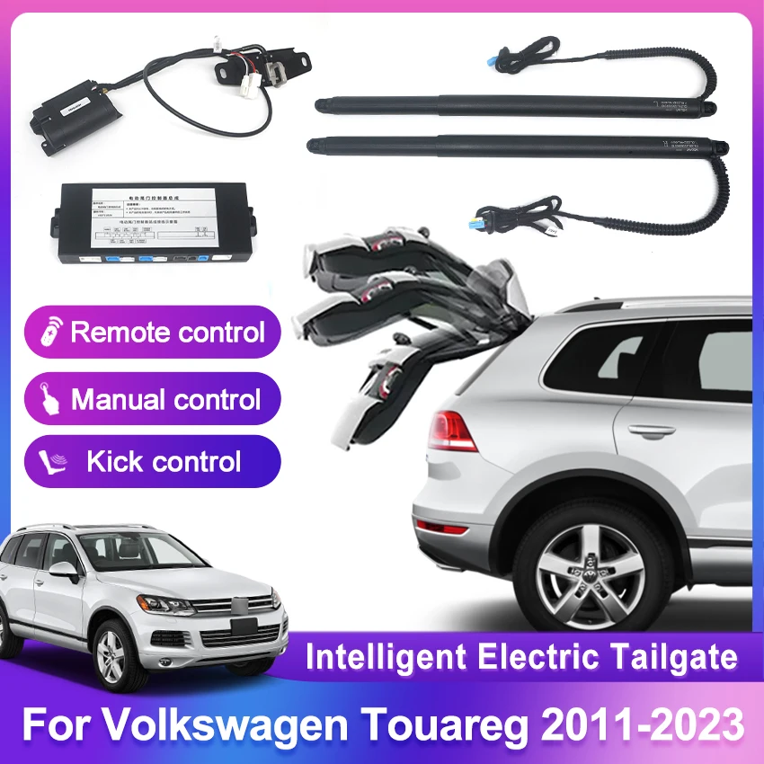 Auto Elettrica Portellone Controllo Automatico Tronco di Azionamento Porta Posteriore kit di alimentazione Per Volkswagen VW Touareg 2011-2023, Baule Elettrico