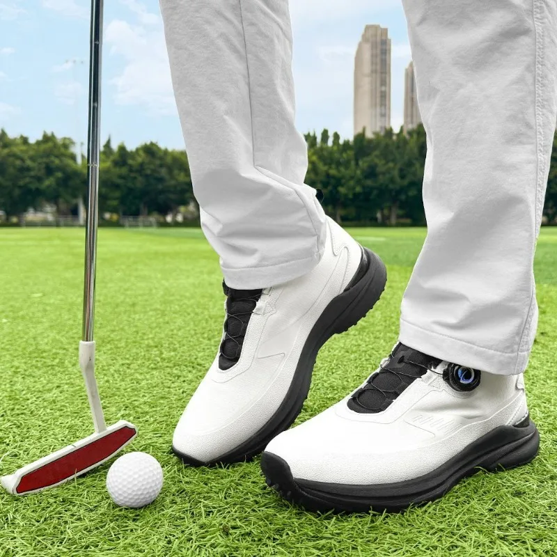 2026 Best Selling Golf Shoe Man Anti Slip Men Golf Training Shoes Outdoor Lawn Golf Sneakers Man Big Size 48 Gym Men Sneaker