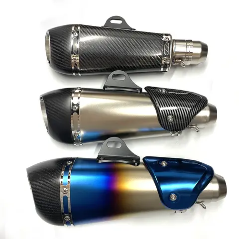 범용 51mm 오토바이 배기 알파 머플러 R3 MT07 FZ1 R6 R15 ZX6R ZX10 Z900 Z400 1000 CBR1000 GSXR1000 DB 킬러 포함