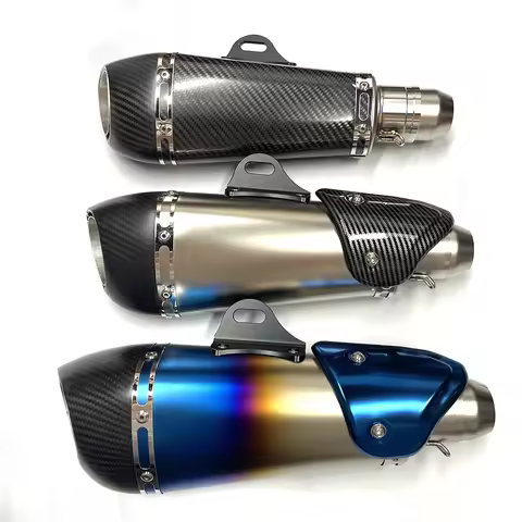 Universal 51mm motorcycle exhaust alpha muffler for R3 MT07 FZ1 R6 R15 ZX6R ZX10 Z900 Z400 1000 CBR1000 GSXR1000 with DB killer