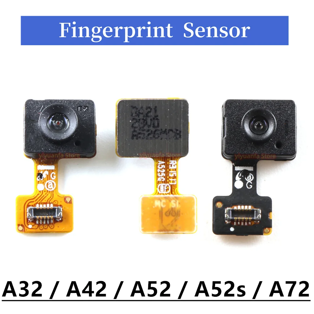 Fingerprint Sensor Home Button Flex Cable Ribbon For Samsung A32 A42 A52 A52s A72 4G 5G Note10 Lite Touch Sensor Repair Parts