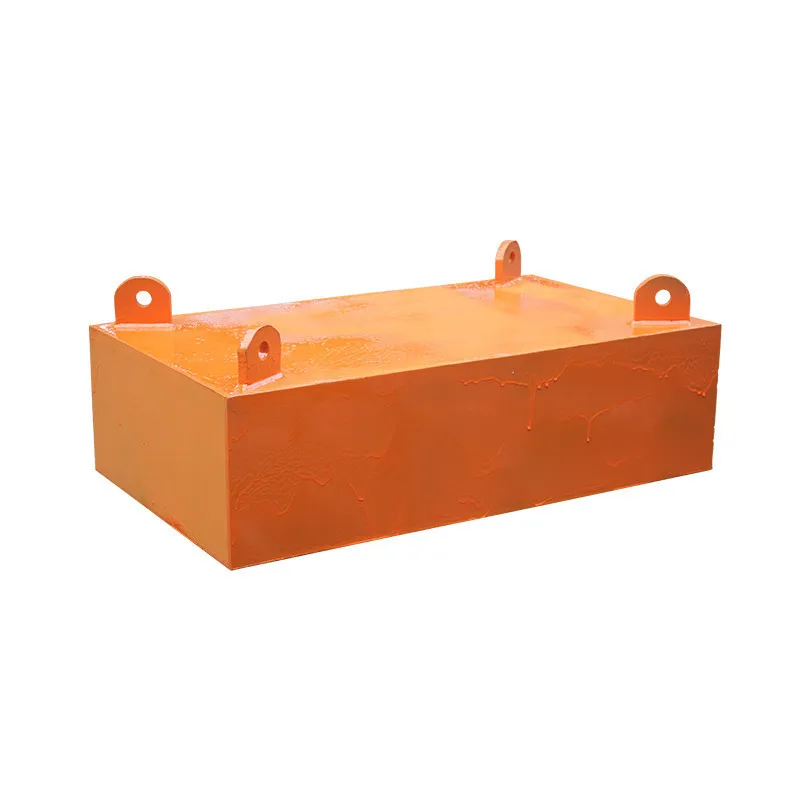 Self-dumping suspended permanent magnet separator 400*600 design Iron remover suction cup strong magnetic separator design