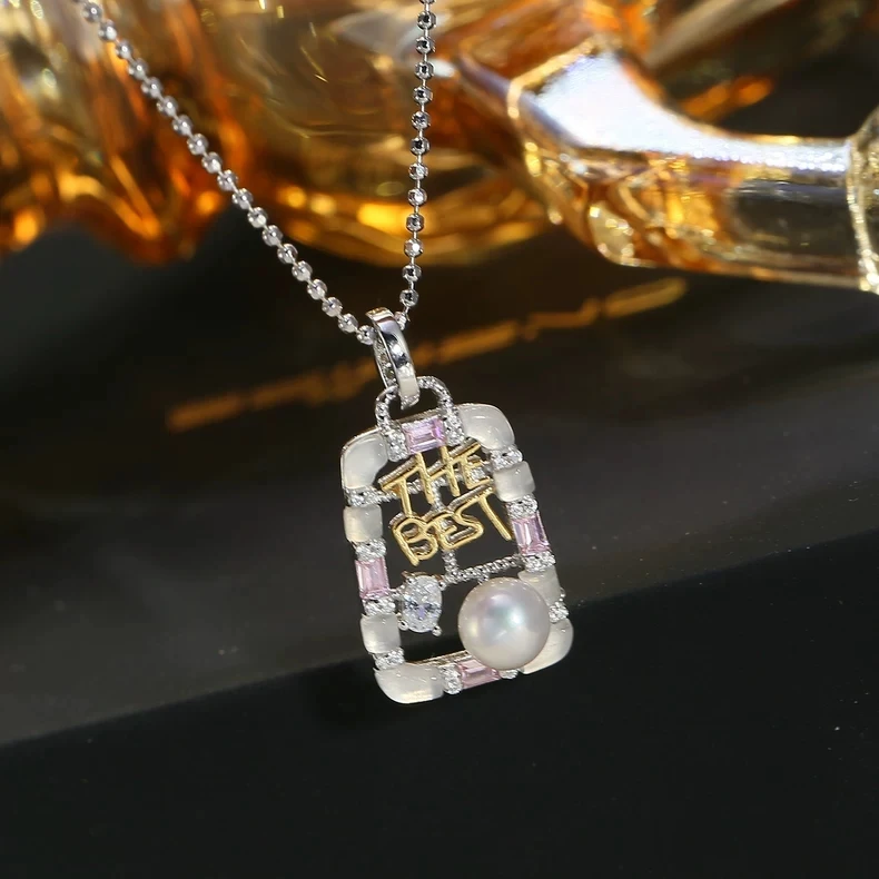 Wholesale S925 Sterling Silver Pendant Mounts Base Findings Settings Mountings Jewelry Fittings for 4-6mm Pearls 3pcs/lot