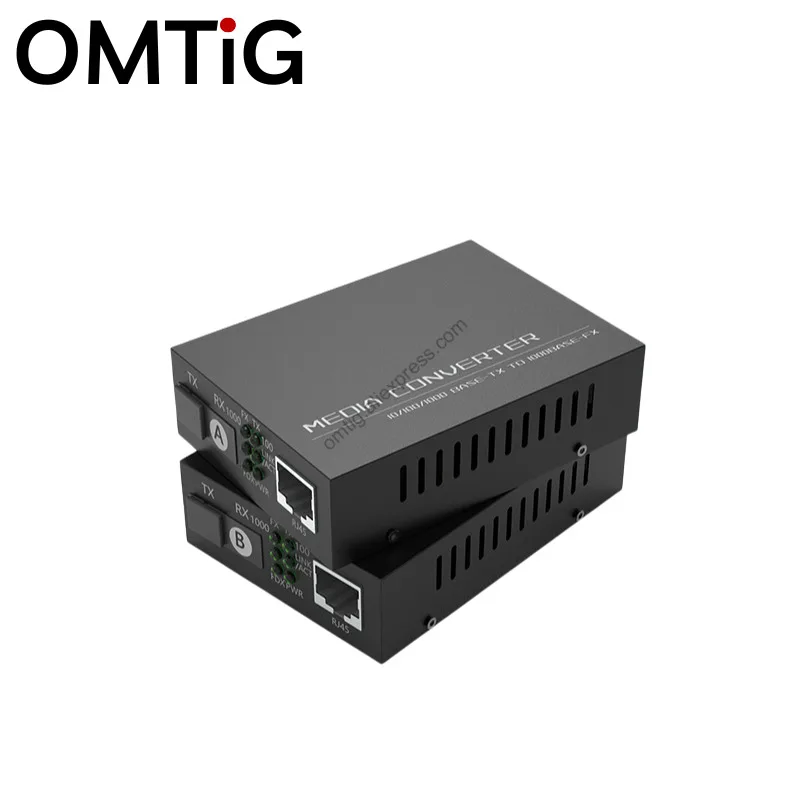 1-5pair With Power HTB GS O3 1000mbps 25km Fast Gigabit Fiber Optical Media Converter Telecommunication 3 Years Support SC Port 