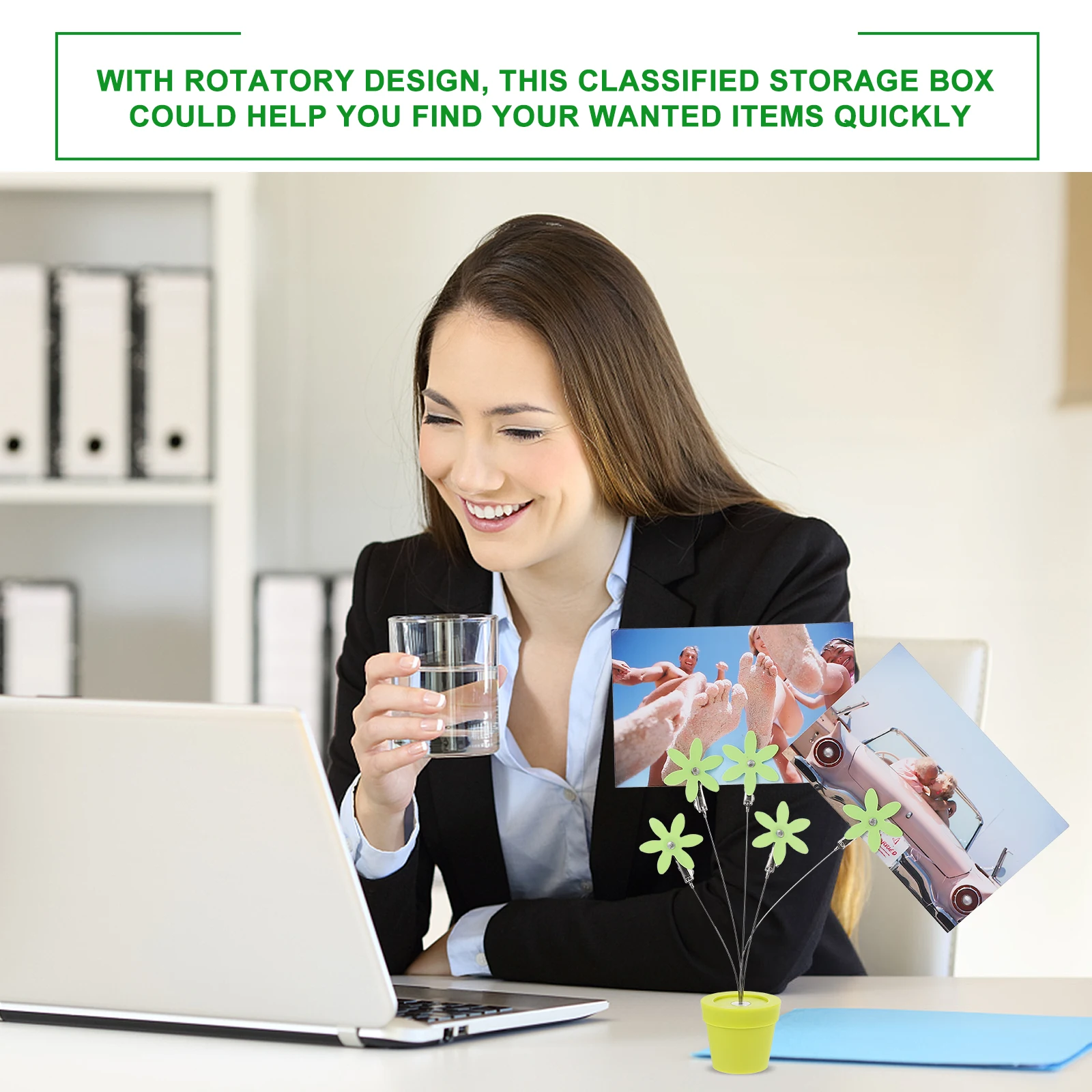 

Photo Folder Holder for Desk Ornament Clip Holders Picture Clips Pictures Frame