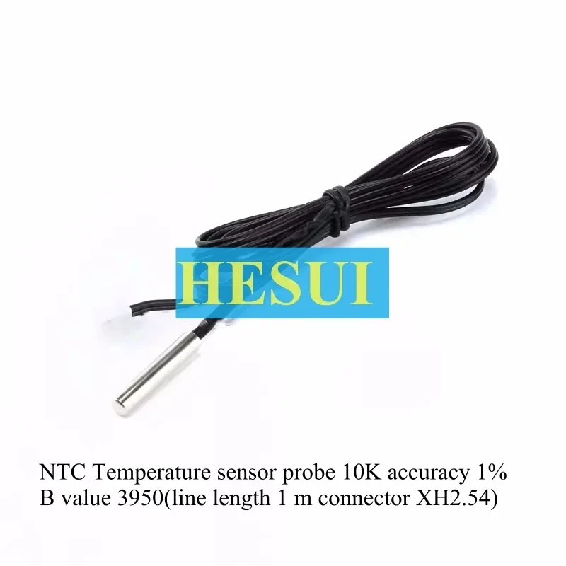 NTC Thermistor 1% 10K Temperature sensor B value 3950 Refrigeration Air conditioning refrigerator probe (1 m)