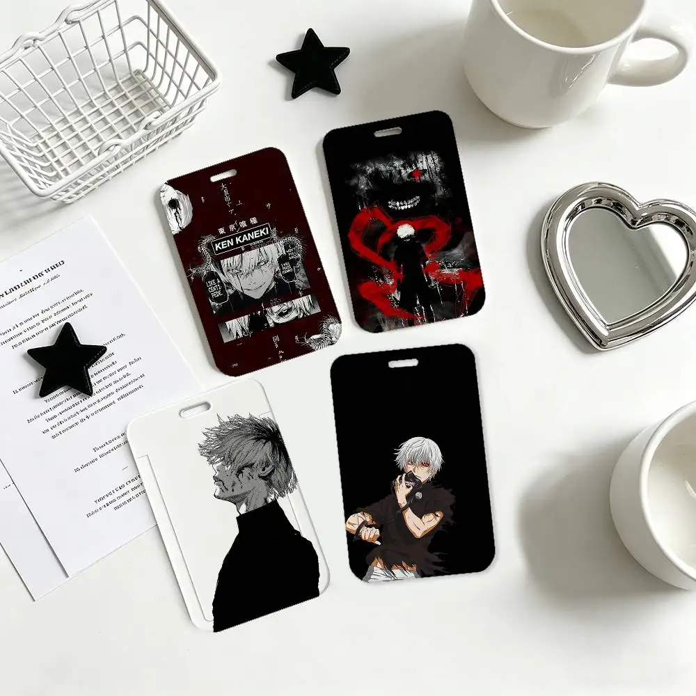 Ken Kaneki T-Tokyo G-Ghoul Ausweishalter mit Etui für Büro, Schule, Namenskarte und Ausweise