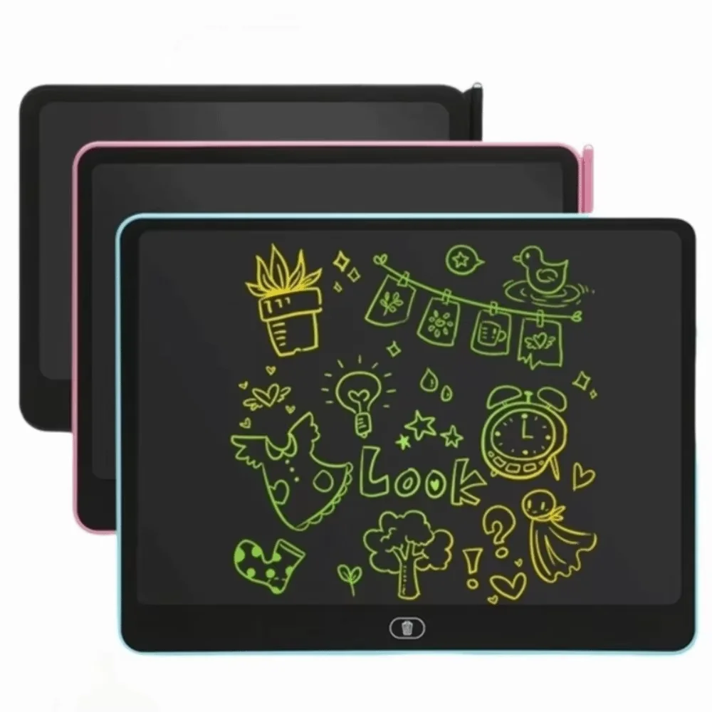 Gifts 11 in LCD Writing Tablet Colorful Erasable Educational Toys Writing Pad Birthday